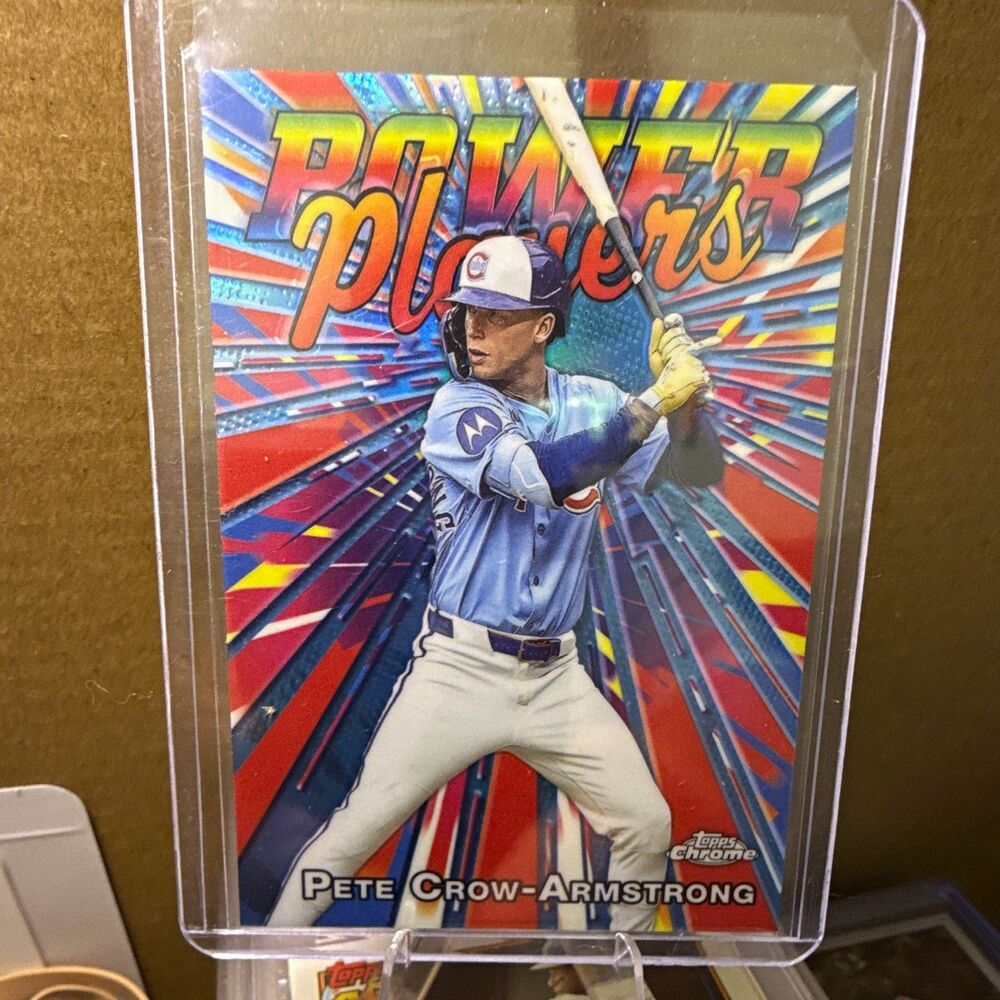 Topps 2025 Chrome Update Power Players Pete Crow-Armstrong Cubs #PP-44